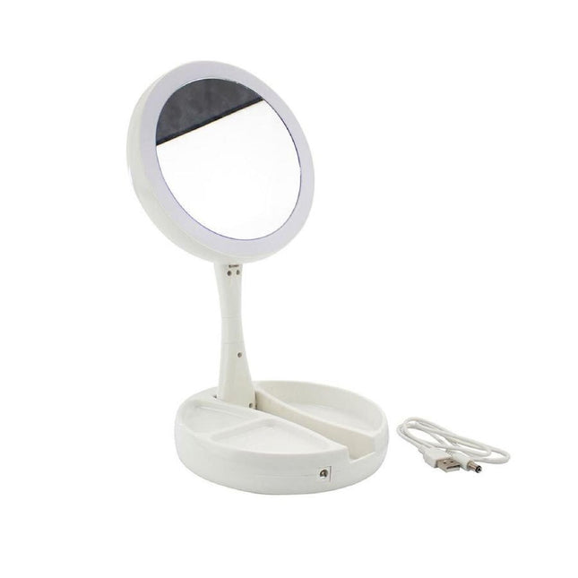 Lcorp Round Led Mirror On Stand 15CMX29CM
