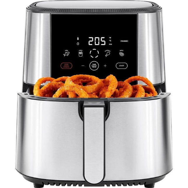 Chefman TurboFry Touch Air Fryer with 4 Presets Stainless Steel