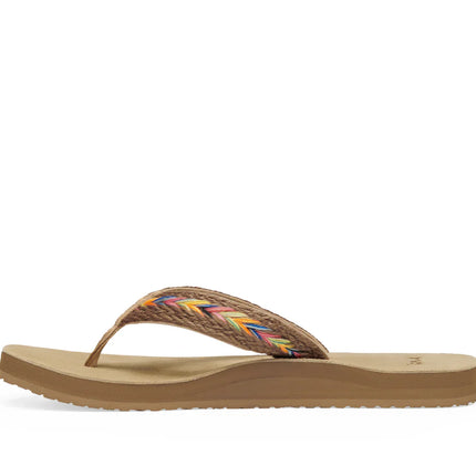 Sanuk Women's Fraidy Hemp Rainbow