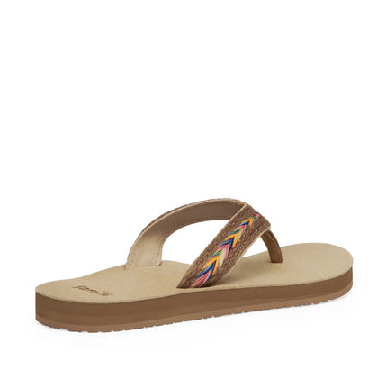Sanuk Women's Fraidy Hemp Rainbow