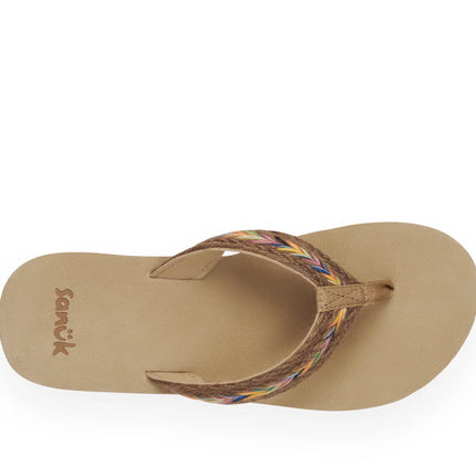 Sanuk Women's Fraidy Hemp Rainbow