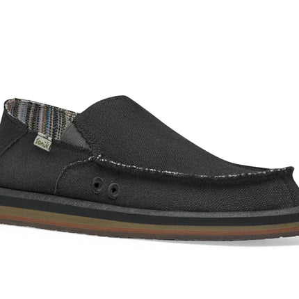 Sanuk Men's Vagabond St Hemp Black