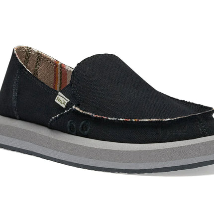 Sanuk Women's Donna St Hemp Ebony