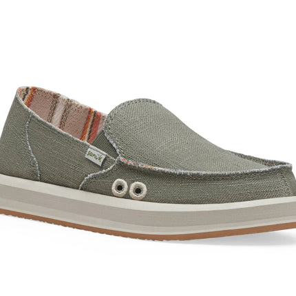 Sanuk Women's Donna St Hemp Smokey Olive