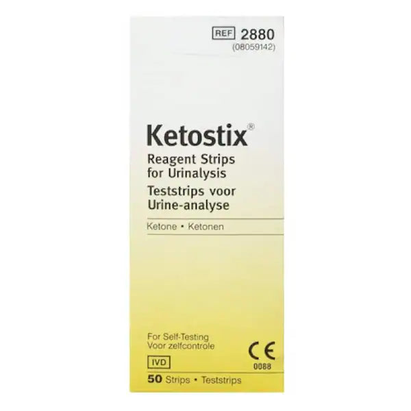 Bayer Ketostix Reagent Strips For Urinalysis 50 Strips
