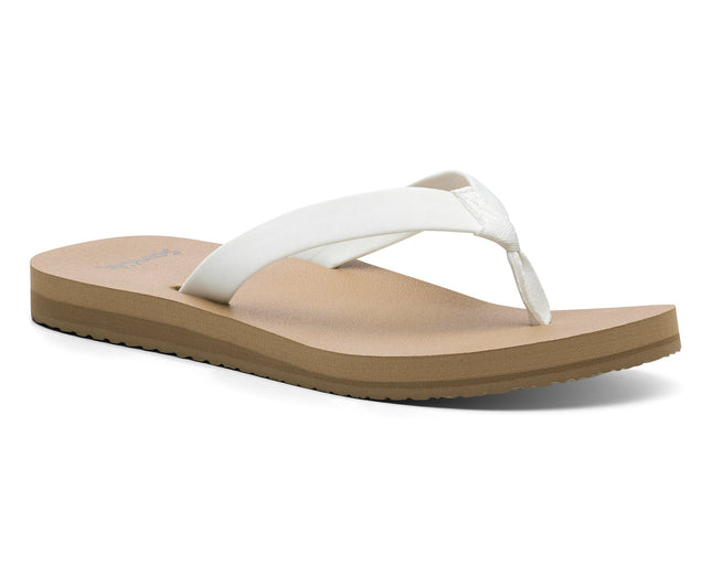 Sanuk Women's Ashland St White Tan