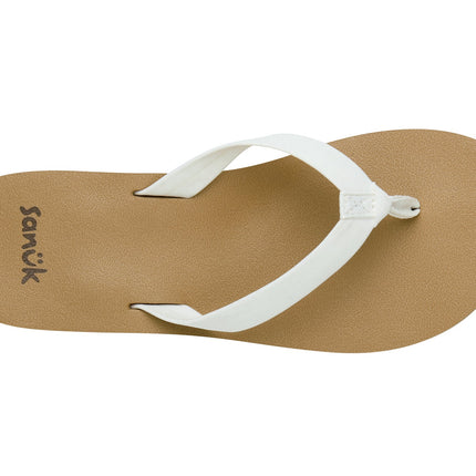 Sanuk Women's Ashland St White Tan