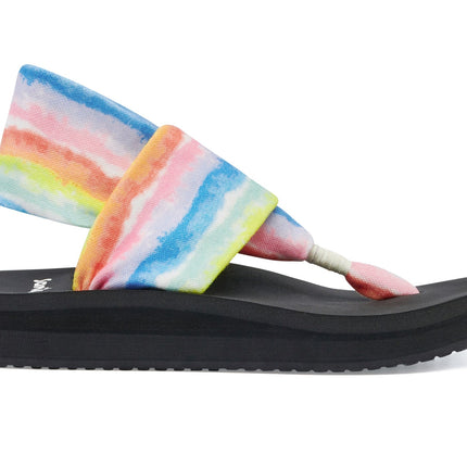Sanuk Women's Sling St Midform Tie Dye Rainbow