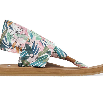 Sanuk Women's Sling St Tropical Pink Green