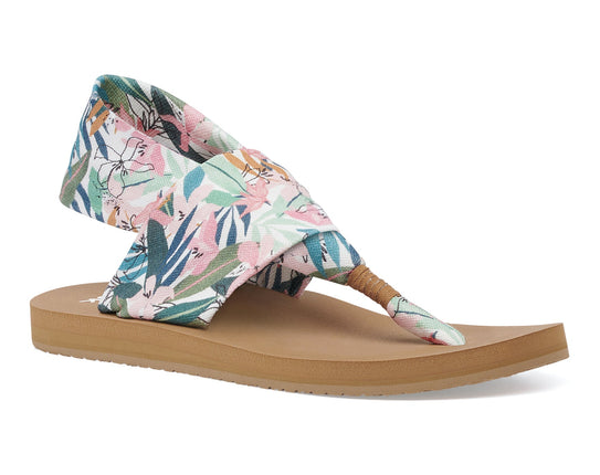 Sanuk Women's Sling St Tropical Pink Green