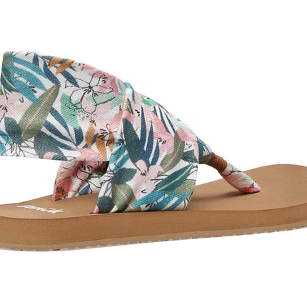 Sanuk Women's Sling St Tropical Pink Green