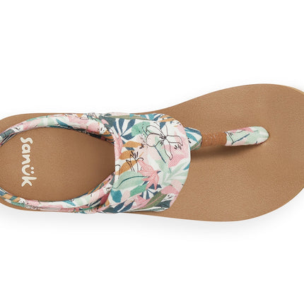 Sanuk Women's Sling St Tropical Pink Green