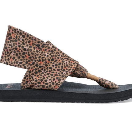 Sanuk Women's Sling St Cheetah Tan Multi