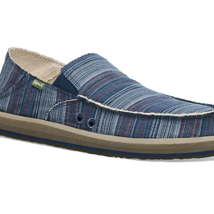 Sanuk Men's Vagabond St Funk Indigo Stripe
