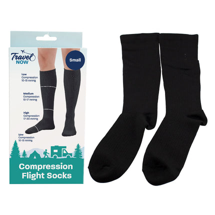 Travel Now Compression Flight Socks Small