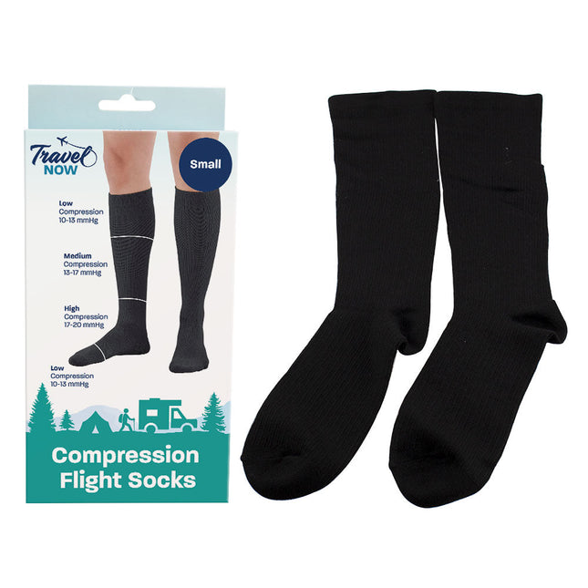 Travel Now Compression Flight Socks Small