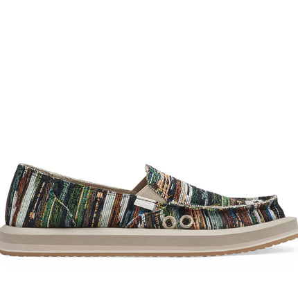 Sanuk Women's Donna St Grandma's Couch Black Multi