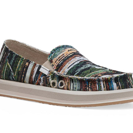 Sanuk Women's Donna St Grandma's Couch Black Multi