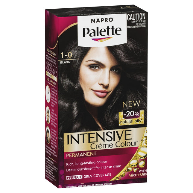 Napro Palette Hair Colour 1-0 Black - OhYouLuckyDuck.com.au