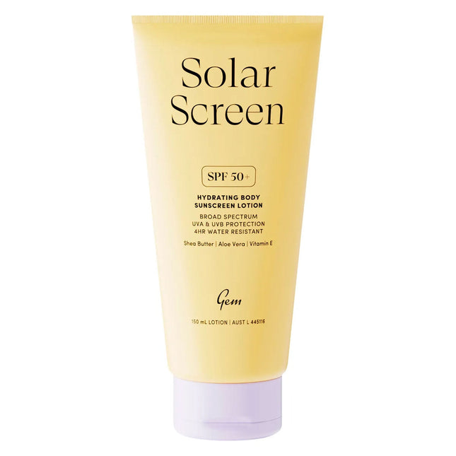 Gem Hydrating Body Sunscreen SPF 50 Plus 150ml