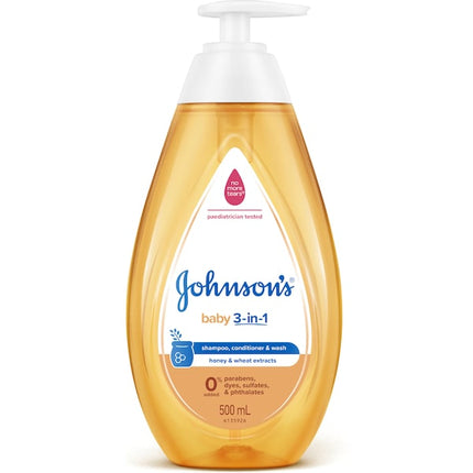 Johnson And Johnson Baby 2 In 1 Shampoo And Conditioner 500ML