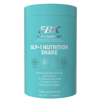 Naturopathica FBX GLP 1 Nutrition Shake Chocolate 465g