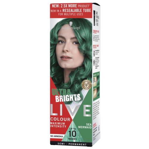 Schwarzkopf Live Colour Ultra Brights Sea Mermaid 75Ml - OhYouLuckyDuck.com.au