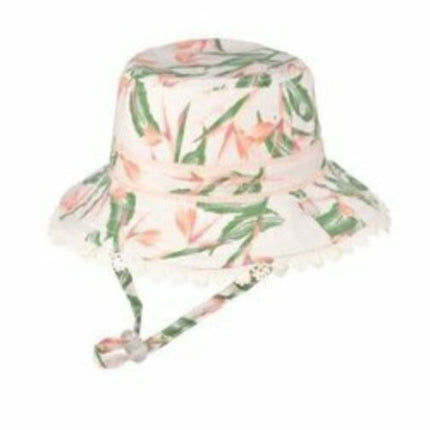 Dozer Baby Girls Bucket Hat Sofi Cream Small