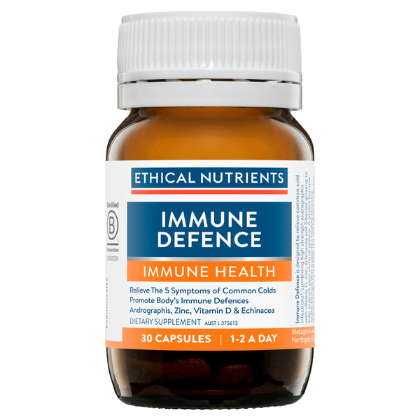 Ethical Nutrients Immune Defence Capsules 60 - OhYouLuckyDuck.com.au
