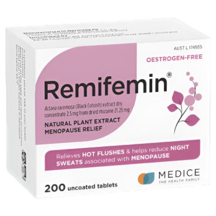 Remifemin Menopause Symptom Relief 200 Tablets