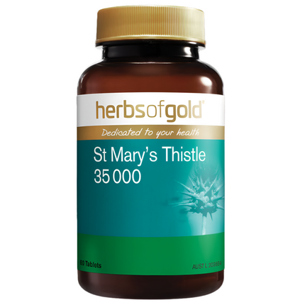 Herbs of Gold St Mary’s Thistle 35 000 60 Tablets