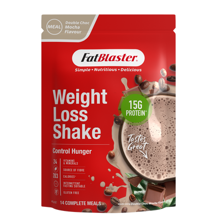 Fat Blaster Weight Loss Shake Mocha 465g - OhYouLuckyDuck.com.au