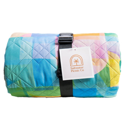 Saltwater Picnic Co Skylight Blue Picnic Blanket