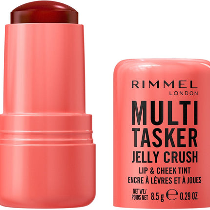Rimmel Multi Tasker Jelly Crush Brush Lip & Cheek Tint 300 Peachy Punch 8.5g
