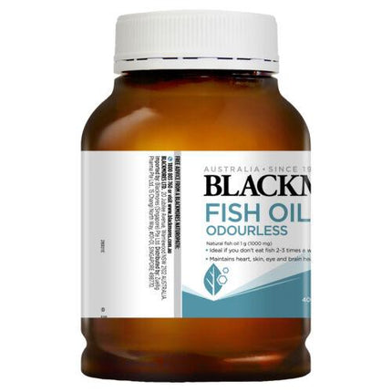 Blackmores Odourless Fish Oil Caps 400 - OhYouLuckyDuck.com.au