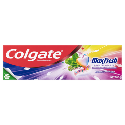 Colgate Max Fresh Rainbow Gel Toothpaste With Cooling Crystals 100G
