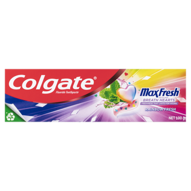 Colgate Max Fresh Rainbow Gel Toothpaste With Cooling Crystals 100G