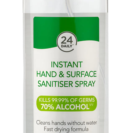 24 Daily Hand Sanitiser & Surface Spray 500ML
