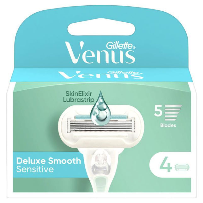 Gillette Venus Extra Smooth Sensitive Cartridge 4 Pack - OhYouLuckyDuck.com.au