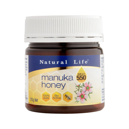 Natural Life Australian Manuka Honey Mgo 550+ 250 g