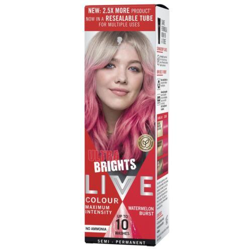 Schwarzkopf Live Colour Ultra Brights Watermelon Burst 75ml - OhYouLuckyDuck.com.au