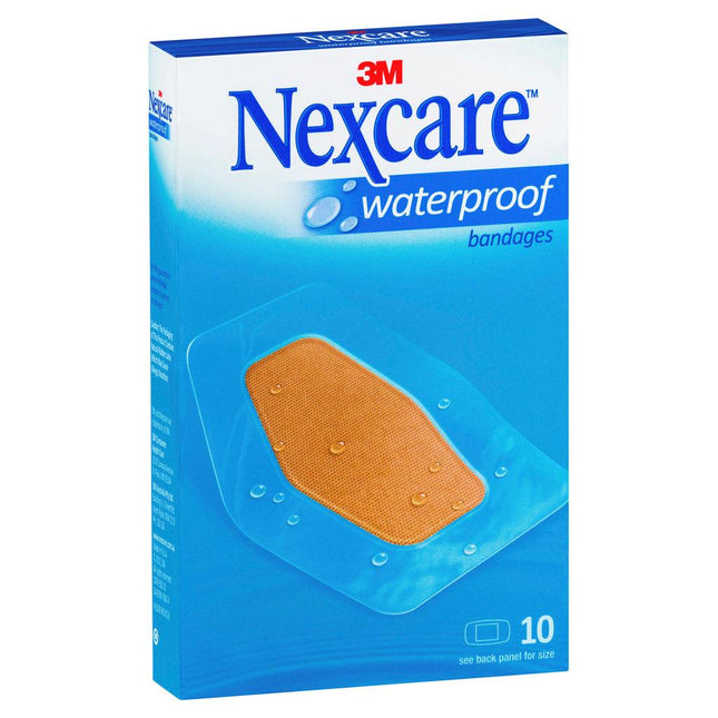 Nexcare Waterproof Bandages Large 10 Pack - OhYouLuckyDuck.com.au