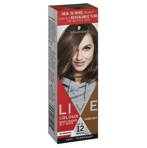Schwarzkopf Live Colour Hazelnut 75ml - OhYouLuckyDuck.com.au