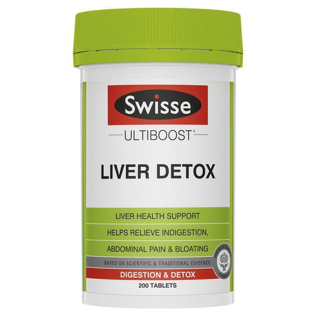 Swisse Ultiboost Liver Detox 200 Tablets - OhYouLuckyDuck.com.au