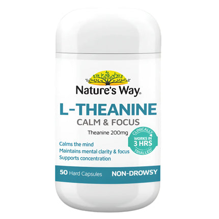 Nature’S Way L-Theanine Calm & Focus 50 Capsules