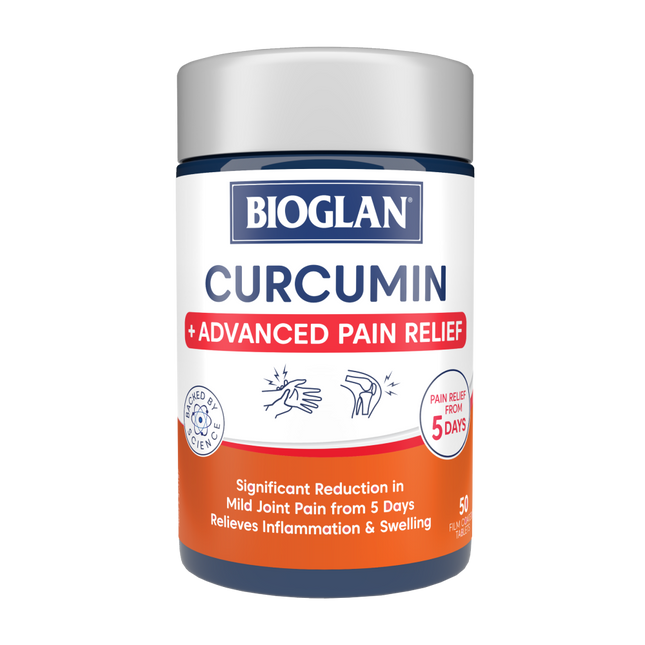 Bioglan Curcumin Plus Advanced Pain Relief 50 Tablets