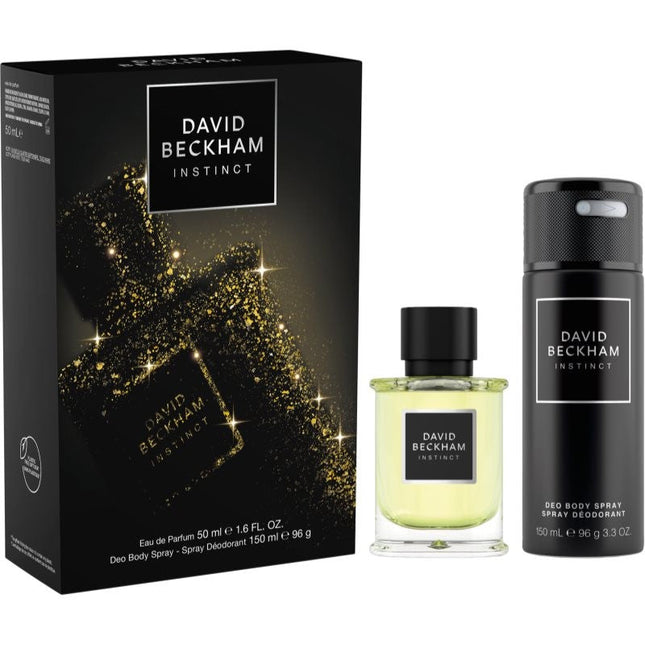 David Beckham Instinct EDP 50mL Deo Body Spray 50mL Gift Pack