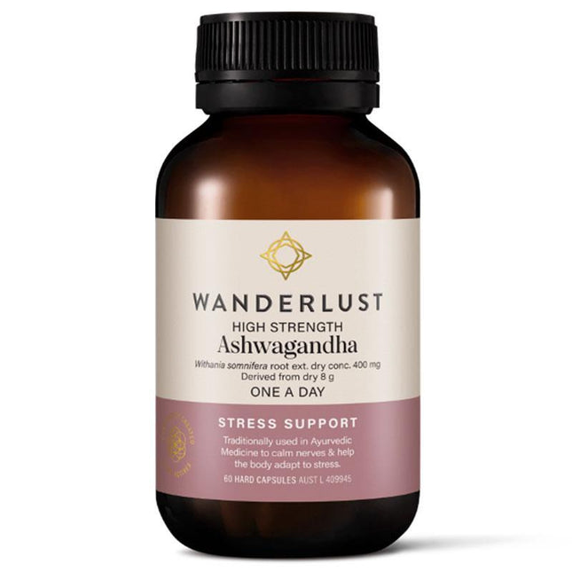 Wanderlust High Strength Ashwagandha 60 Capsules