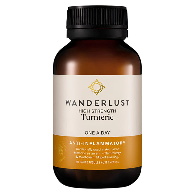 Wanderlust High Strength Turmeric 60 Capsules