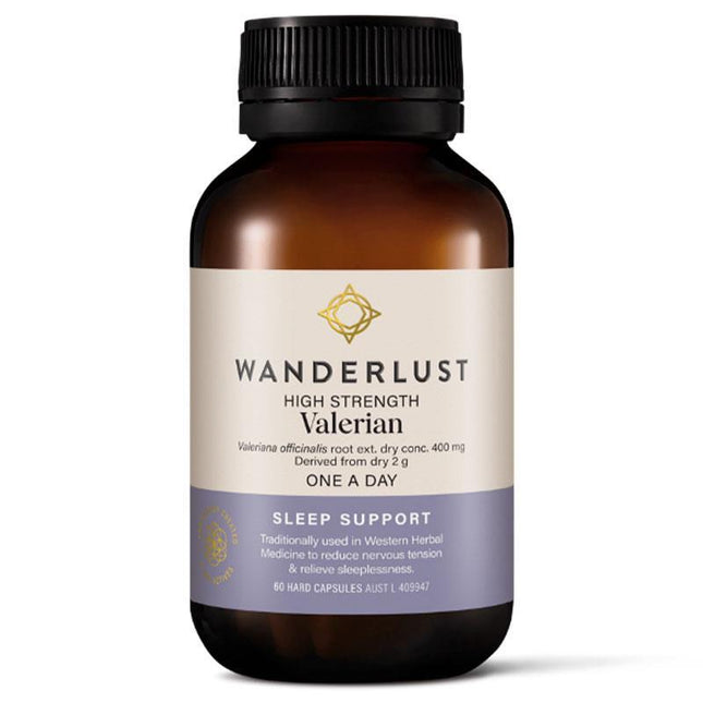 Wanderlust High Strength Valerian  60 Capsules